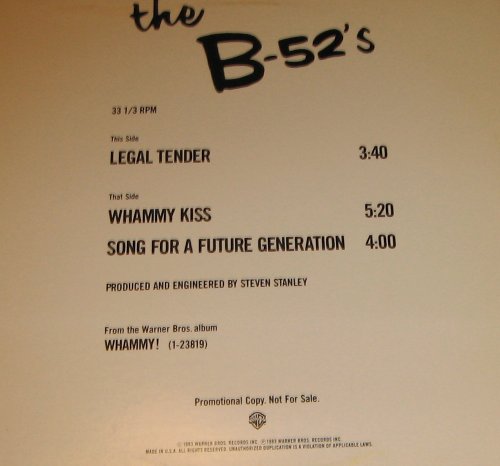 The B-52s - Legal Tender Lyrics - Zortam Music