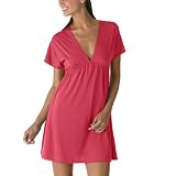 Juniors' Xhilaration Kimono Dress - Fuchsia