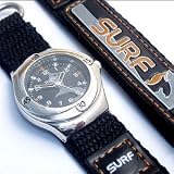 Reflex - Boys Boxed Surfer Style Watch With Black Dial And Black Velcro Strap