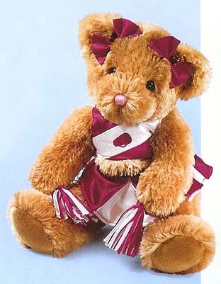 RUSS 12 Beary Special Teddies Cheery Cheerleading Teddy Bear #29905