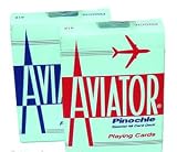 US Playing Card Company 918 - Aviator Pinochle Spielkarten (48 Karten) (Doppelkopf)