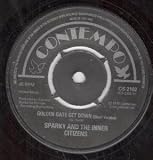 GOLDEN GATE GET DOWN 7" (45) UK CONTEMPO 1976 4 PRONGED CENTRE LABEL DESIGN FEATURING SHORT AND LONG VERSIONS (CS2102)