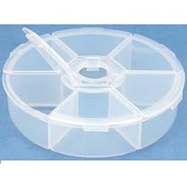 Round Beading Locking Tray Bead Craft Storage Organizer