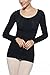 Khaya Women's Basic Long-Sleeve Bodysuit Seamless Body Shaper Top