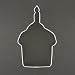 Cupcake with Candle Metal Cookie Cutter for Birthday Party Favors or Scrapbooking Craft Stencil