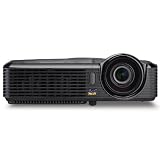 View Sonic PJD6243 300-Inches 1080p XGA 1024x768 DLP Projector, 3200 ANSI Lumens, 3000:1 contrast ratio, HDMI, 120Hz/3D-Ready -Black