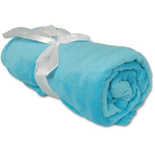 Super Soft Plush Fleece Blankets By Threadart Turquoise 9 colors