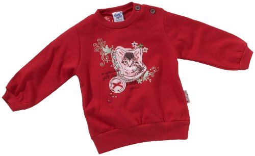 Ding Dong Baby - M&auml;dchen Sweatshirt 22110810, Gr. 80, Rot (3128 kardinal) Preisvergleich