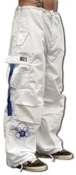 USC Ghast String Raver 22 in Dance Pants (White/Blue)