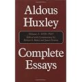 Complete Essays: 1920-1925 v. 1 (Aldous Huxley Com Essays)