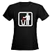 Wasted Love anti Valentines Day Women's Dark T-Shi Humor Women's Dark T-Shirt by CafePress