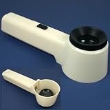 10X Lighted Adjustable Magnifier Reading Stamp Loupe