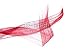 Wallmonkeys Peel and Stick Wall Decals - Red Ribbon - Removable Graphic