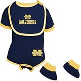 Michigan Wolverines Baby Onesie: 6-9 Month Size
