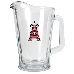 Los Angeles Angels MLB 60oz Glass Pitcher - Primary Logo by Great American Products
