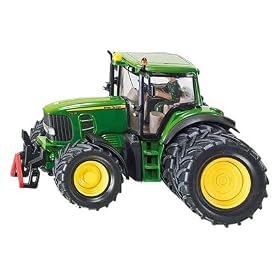 Siku - 3265 - V�hicule sans piles  -  tracteur john deere roues jumel�es - 1,32 �me - metal