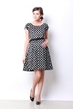 Waist Belt Dot Nursing Dress