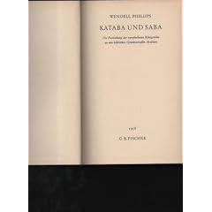 Phillips Kataba und Saba, Fischer 1958, 306 Seiten, Bilder, ohne schutzumschlag, Ganzleinen, Yemen