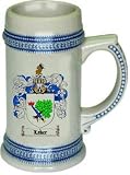Laker Family Crest Stein / Coat of Arms beer mug