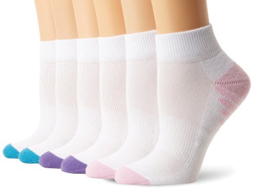 Fruit of the Loom Women's 6 Pair Pack Sport Ankle Socks