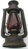 Red Globe Union Pacific Railroad RR Lantern