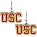 NCAA USC Trojans Dangling Earrings (Set of 2)