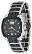 Oniss #ON605-L1 Women's Sappir Black Ceramic Watch with Stainless Steel Trim