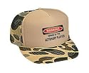 BEWARE OF THE AUTOHARP PLAYER Adult Mesh Back Cap / Hat Brown Camo