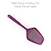 GuteKüchen Strainer Spoon Dual Purpose Slotted Colander Scoop Perfect for Boiled and Deep Fried Foods Highly Resistant to Heat Sure Won't Melt Easily for Home and Professional Use
