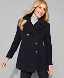 Kenneth Cole Reaction Petite Coat, Long Sleeve Pea Coat