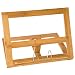 Wedo 2113107 Buchst�nder Holz Bambus braun gro�e Ausf�hrung
