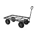 60605184 Tahoe Hammer Deluxe Flatbed Gray Cart Flatbed Garden Utility