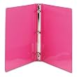 Samsill Antimicrobial Presentation View Binder, 1-Inch Capacity, Berry, 2 per Pack (U86376)