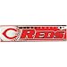 Cincinnati Reds - Logo & Name Bumper Sticker MLB Pro Baseball