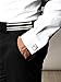 TK Beauty Glimmering Diamond Color Cufflinks For Men Made With Swarovski Crystals