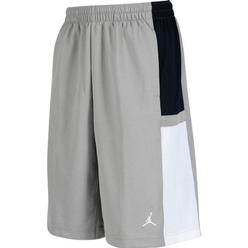 NIKE Herren Basketball Short Jordan Bankroll, matte silver/white/obsidian/white, XL, 42757 Preisvergleich