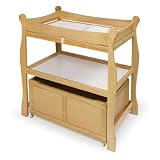 Badger Basket Sleigh Style Changing Table with Lower Storage Bin by CutieBeauty