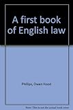 A first book of English law