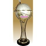 37 Tall Illuminated Mother of Pearl Auto Rotated Floor Lamp w Brass Stand and Heavy Wood... by Team Concept