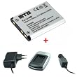 Batteria + Caricabatteria Li-40b/Li-42b per Olympus FE-350 Wide, FE-3000, FE-3010, FE-4000