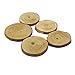 OULII Wood Log Slices Discs Christmas Wedding Centerpieces for DIY Crafts, 4-5CM, 30pcs