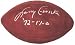 Larry Csonka Autographed NFL Football with 1972 17-0 Inscription