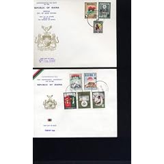 Biafra 2 Ersttagsbriefe 1968