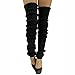 Luxury Divas Slouchy Thigh High Knit Dance Leg Warmers