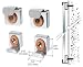 CRL E-Z Mount Mirror Clip Set