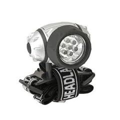 Stirnlampe / Kopflampe Stirnleuchte 7 LED 3-stufig
