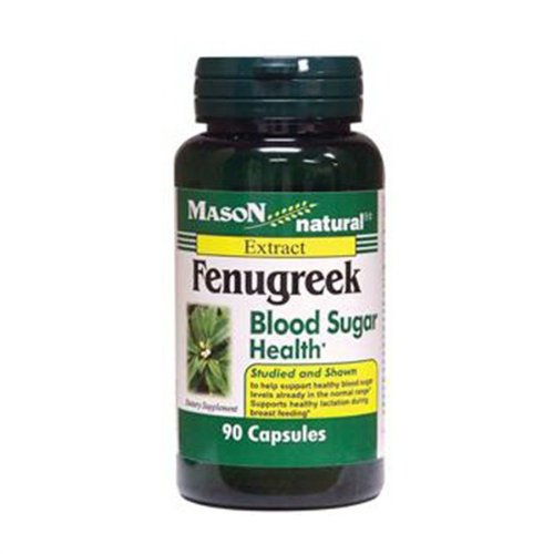 Mason Natural Fenugreek Extract Blood Sugar Health Capsules - 90 Ea