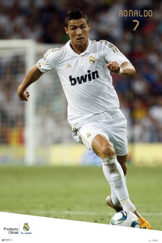 Cristiano Ronaldo Real Madrid Poster - Season 11/12, Ships from USA