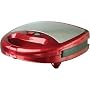 Chef Pepin CH48835 Stainless-Steel Nonstick Sandwich Maker and Panini Press, Metallic Red