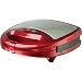 Chef Pepin CH48835 Stainless-Steel Nonstick Sandwich Maker and Panini Press, Metallic Red